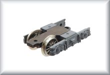 Bogie carrier, for SET, RET 3012 and 3013, incl. side walls and wheel set, price per piece.