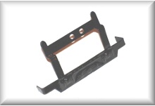 Seitliche Motorbefestigung f&uuml;r Blechdrehgestelle, br&uuml;niert,lackiert, f&uuml;r TWE 700, Preis pro St&uuml;ck.
