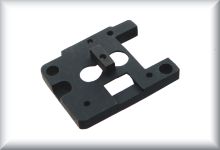 Engine plate suitable at MS 800, only cast part (zinc cast), black, price per piece.