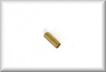 Reparaturbüchse für Fahrgestelle, Messing,
Länge 9,0 - 10,00 mm, Breite 2,95 mm und Innenmass 2,49 mm, nur alte Büchse aufbohren - nicht ausdrücken, Preis pro Stück.