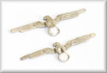 2 wagon emblem (sovereign symbols) for 351 F, sale only to proved original wagon, price per pair.