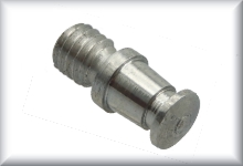 Schraubpuffer,breite Form aus Aluminium, Preis pro St&uuml;ck .