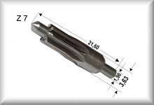 Zahnradwelle f&uuml;r Anker 700 Serie,7 Z&auml;hne,04 MO , verschieden Durchmesser siehe Fotos. Preis pro St&uuml;ck.