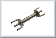 Antriebsgabel, rund, für ältere runde Antriebstechnik, Nickel, Preis pro Stück.
