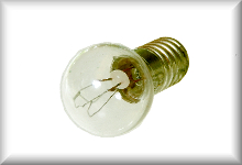 Schraubbirne, E 5,5 19 V 8mm Kugel klar, passend z.B. f&uuml;r Innenbeleuchtung von ST und 3025, manche Wagenbeleuchtung, Gittermastleuchte, Preis pro St&uuml;ck.